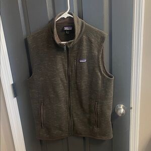 Patagonia Forest Green Zip-Up Vest